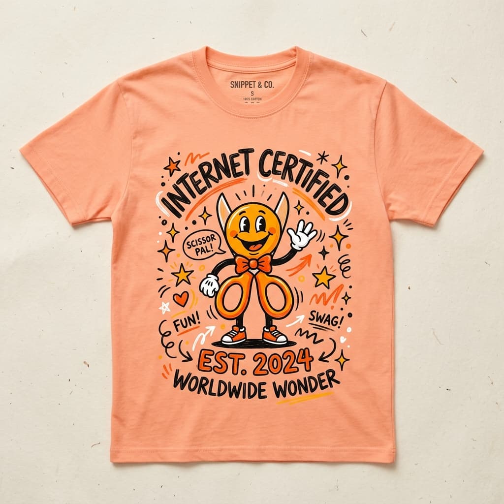 “INTERNET CERTIFIED” MASCOT TEE